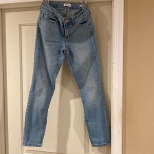Jessica Simpson light blue  rolled crop skinny jeans size 4/27 good condition